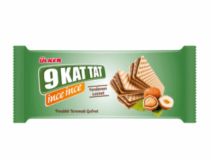 Ulker 9 Kat Tat Thin Hazelnut Wafers 4.02 oz (114 g) x 16 pcs